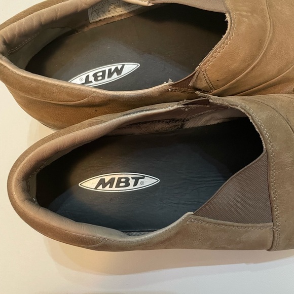 MBT Men\'s Brown Slip-On Loafers Rocker Suede Shoes SB-Y